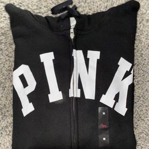 PINK zip up hoodie
